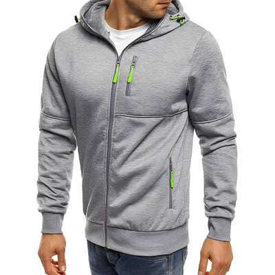 Lowell - Casual, elegante chaqueta con capucha para hombres