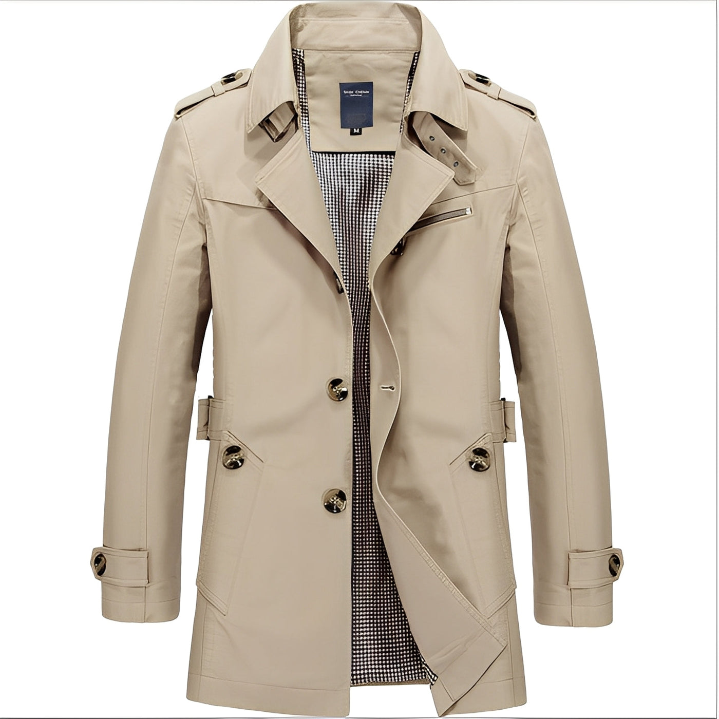 Harry - Cortavientos casual largo medio para hombres