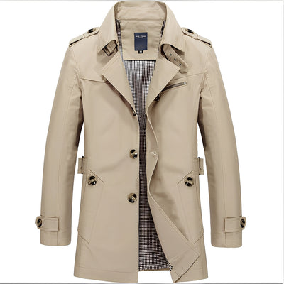 Harry - Cortavientos casual largo medio para hombres