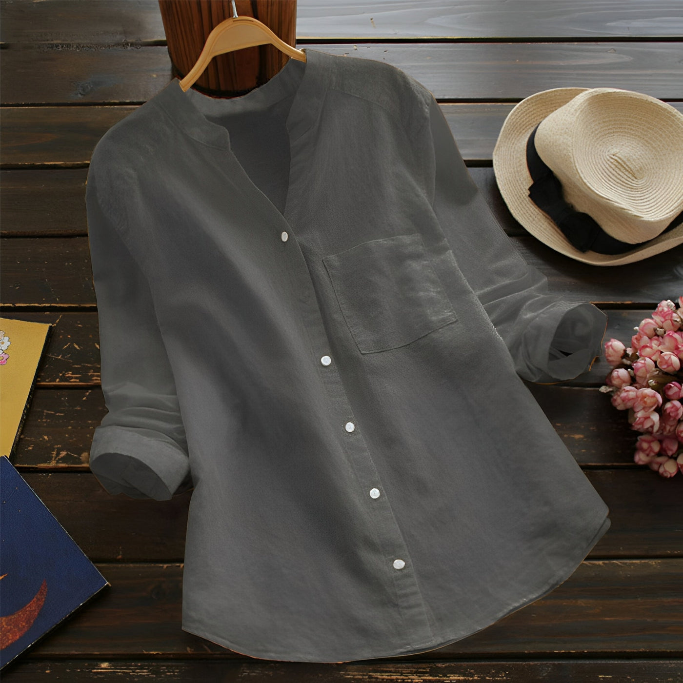 Madelina - Camiseta Retro Casual para Mujeres