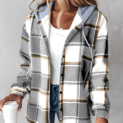 Briana - Casual, cálida chaqueta con capucha para mujeres