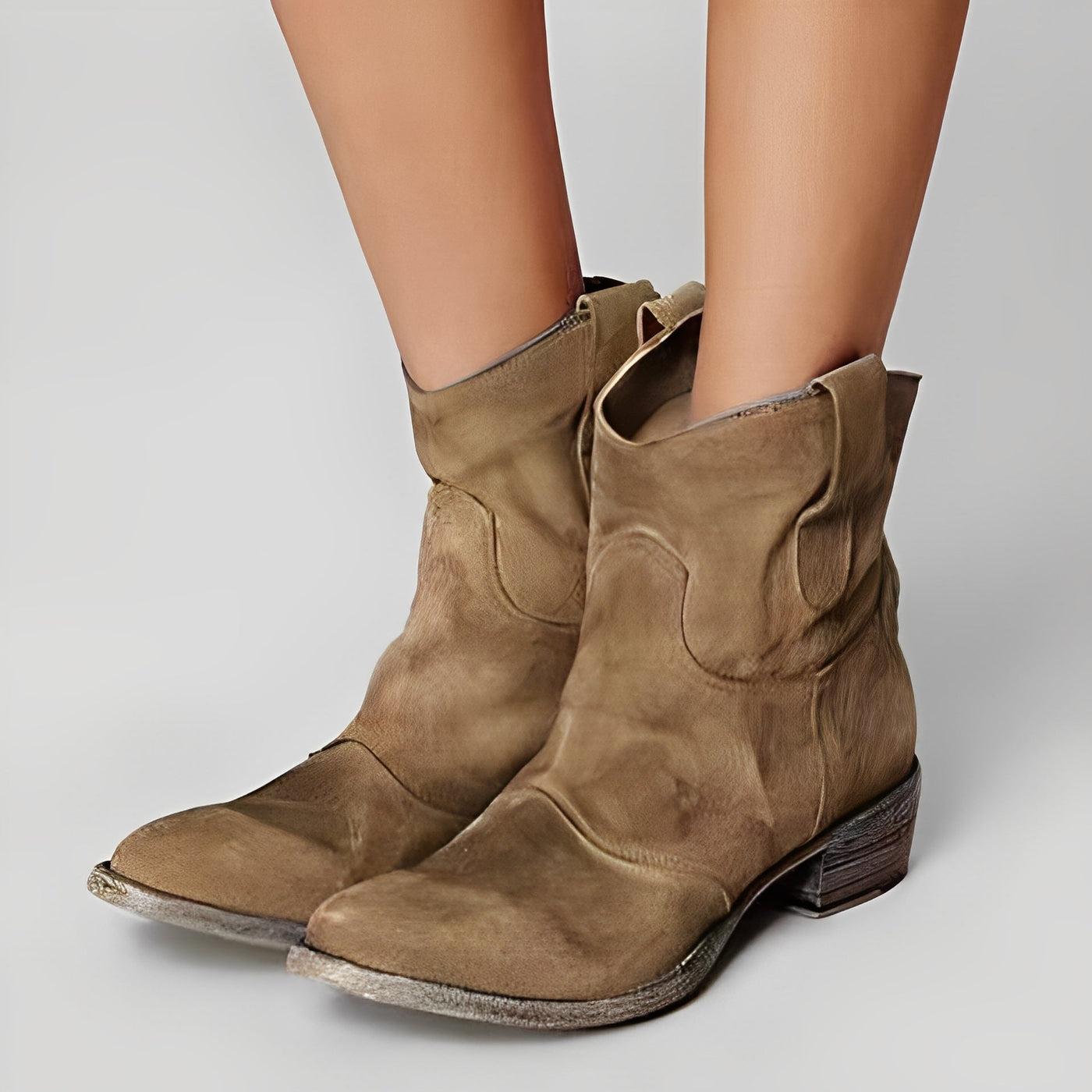 Margaret - Botas de cuero casuales para mujer
