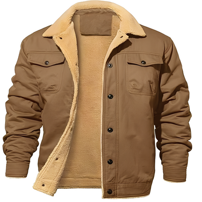 Dillon - Chaqueta Informal de Fleece-Twill para Hombres