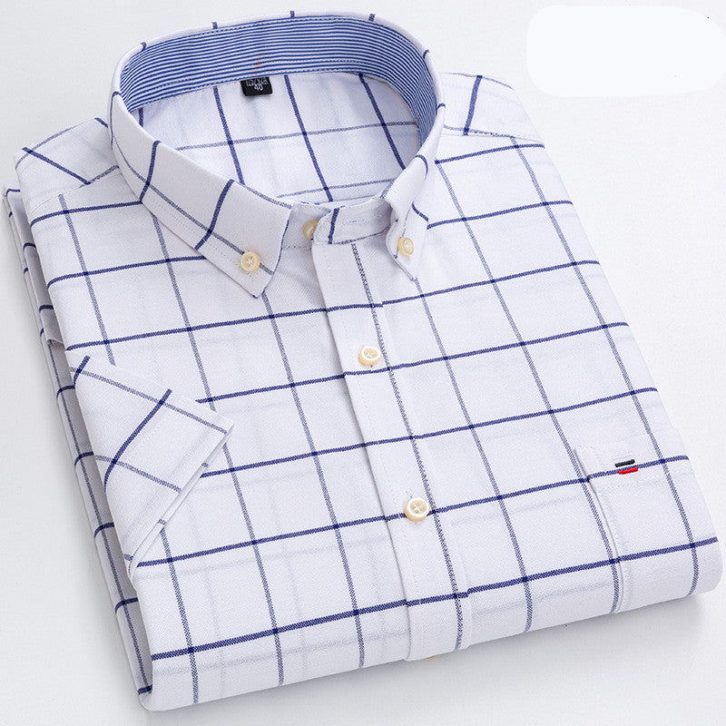 Desmond - Camisa suave y casual con bolsillo en el pecho para hombres