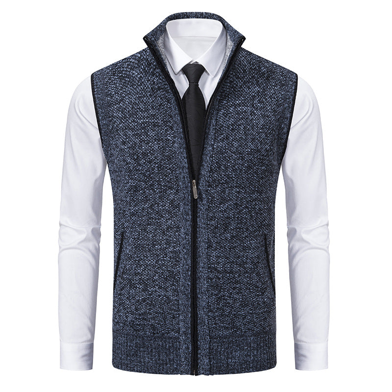 Samuel - Elegante Chaleco con Cremallera para Hombres