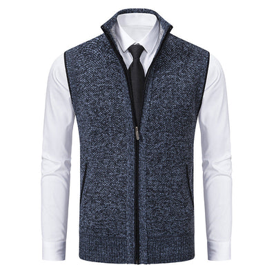 Samuel - Elegante Chaleco con Cremallera para Hombres