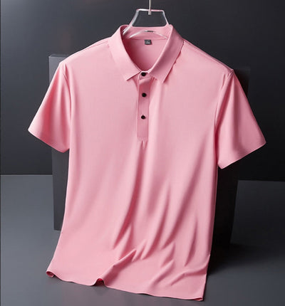 Malcom - Polo casual y transpirable para hombres
