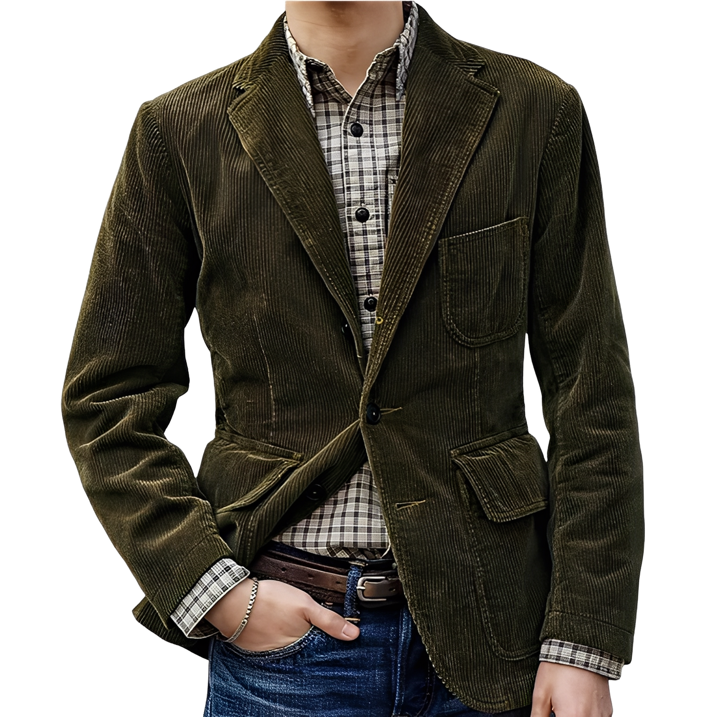 Morton - Clásico, elegante abrigo para hombres