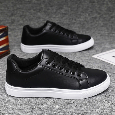 Nicholas - Zapatillas de cuero casuales y sencillas para hombres