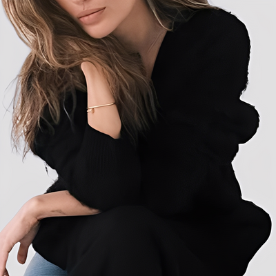 Lavena - Suéter Oversize de Cachemir Suave para Mujeres