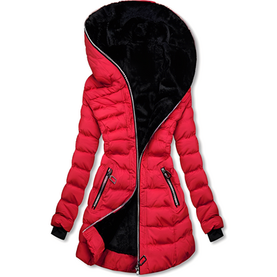 Jasmine - Moderna chaqueta de invierno con capucha para mujeres