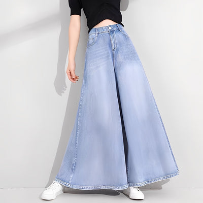Jasmine - Jeans elegantes con pierna ancha para mujeres