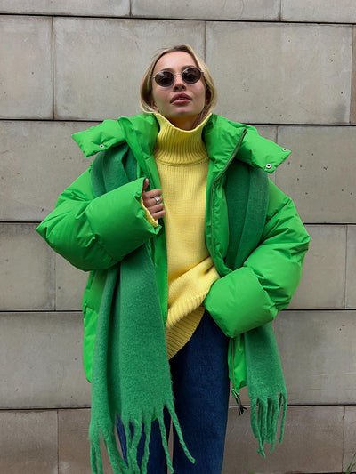 Noelene - Chaqueta moderna con capucha desmontable para mujeres
