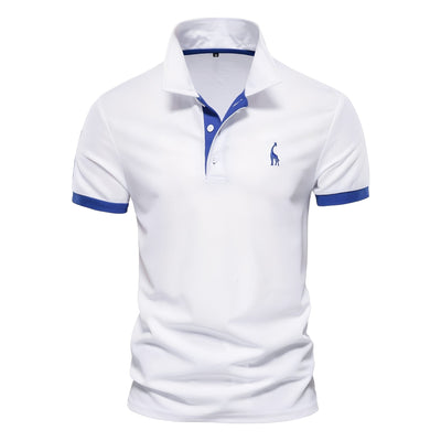 Victor - Camiseta Polo de Manga Corta Casual para Hombres
