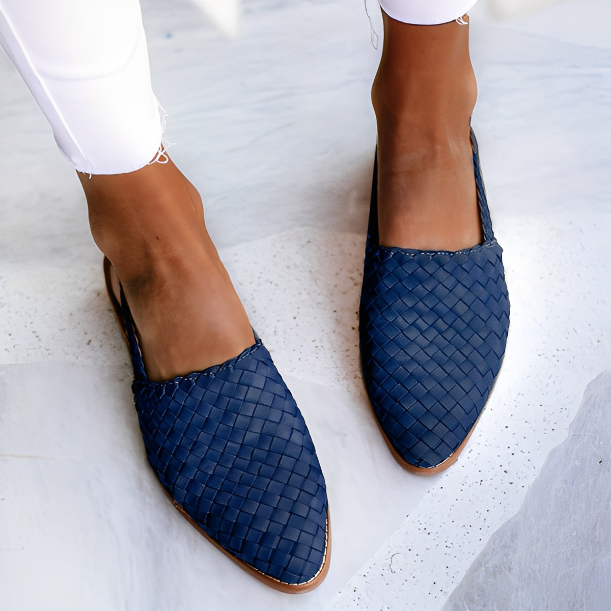Shirley - Elegantes zapatos planos con punta para mujer