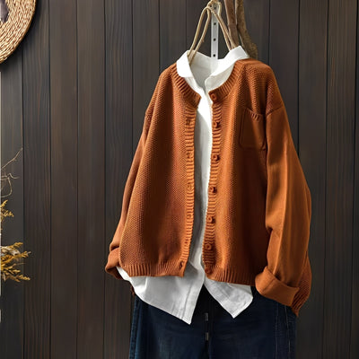 Shanon - Clásica chaqueta de punto holgada para mujeres