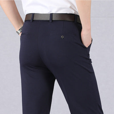 Beckett - Pantalones de Traje Elásticos Casuales para Hombres
