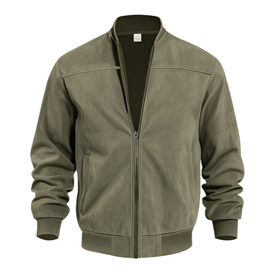 Easton - Clásica, elegante chaqueta de gamuza para hombres