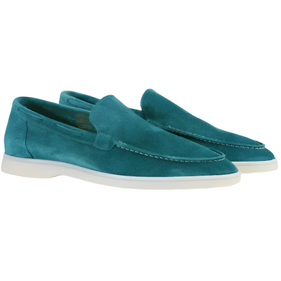 Lewin - Zapatos Casuales Retro de Gamuza para Hombres