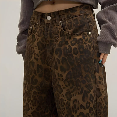 Felecia - Elegante impresa Baggy-Jeans para mujeres