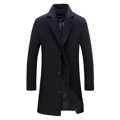 Peyton - Abrigo de invierno formal de lana para hombres
