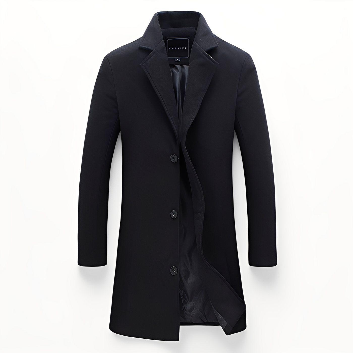 Johnson - Elegante formal abrigo de lana para hombres