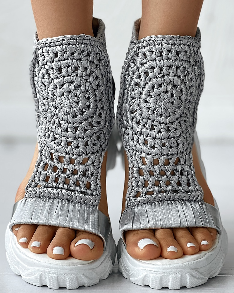 Romaine - Sandalias tejidas flexibles