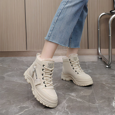 Jazmine - Elegantes Botas de Peluche para Mujer