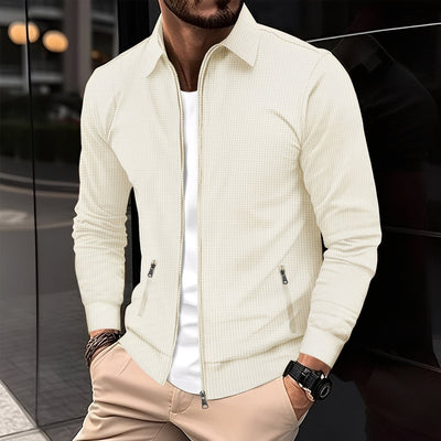 Anthony - Chaqueta moderna con bolsillos con cremallera para hombres