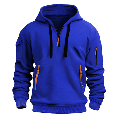 Burton - Suelto Hoodie con media cremallera para hombres