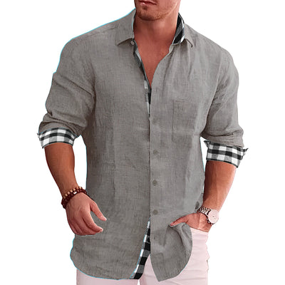 Elwood - Camisa de Manga Larga Elegante para Hombres