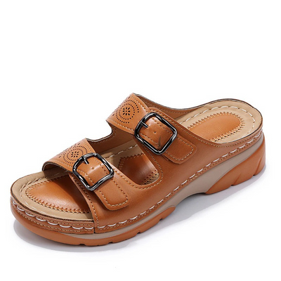 Ariella - Casual sandalias ortopédicas de cuña para mujer