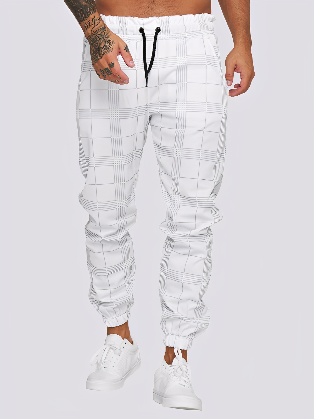 Jaeden - Elegante pantalones a cuadros para hombres