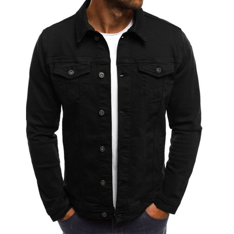 Roland – Chaqueta de Jeans Casual para Hombre