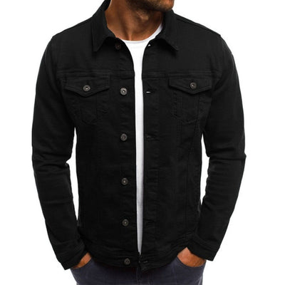 Roland – Chaqueta de Jeans Casual para Hombre
