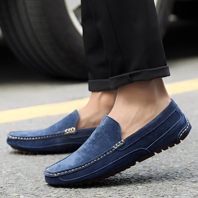 Cameron - Elegantes, casuales mocasines de gamuza para hombres