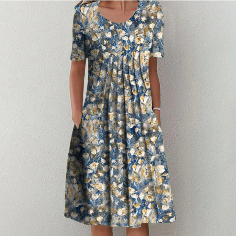 Anne - Vestido Floral Radiant Bloom