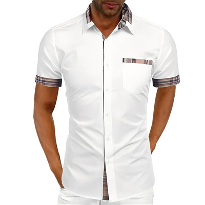 Marvin - Camisa Corta Casual para Hombres