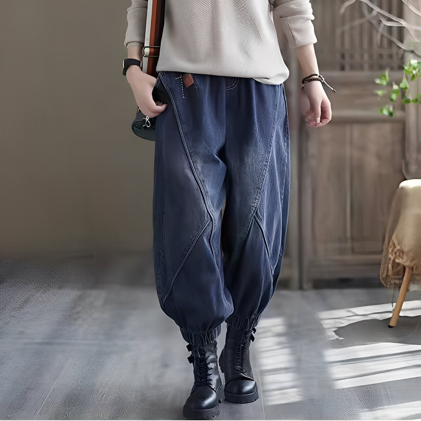 Shyanne - Clásico Jeans con cintura elástica para mujeres