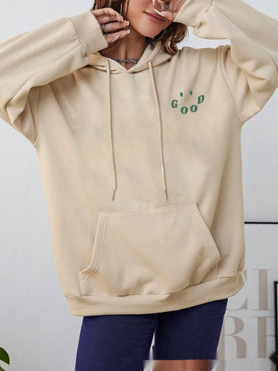 Margery - Elegante sudadera con capucha de algodón para mujeres