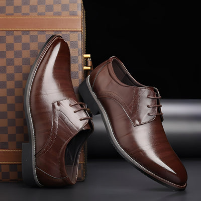 Beckham - Zapatos de cordones formales en estilo brogue para hombres