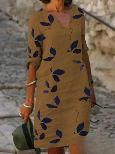 Carla - Vestido elegante con estampado floral para un look casual chic
