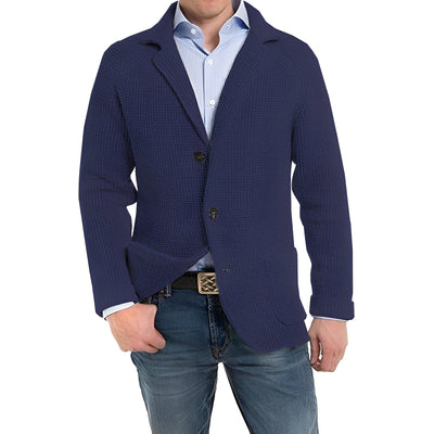 Richard - Elegante Chaqueta con Bolsillos de Solapa para Hombres