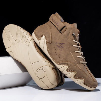 Sergio - Zapatos de Cuero Ortopédicos para Hombres