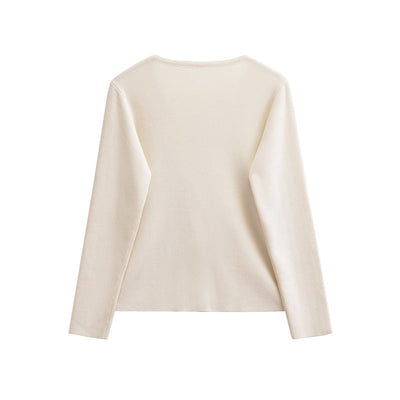 Helena - Elegante cardigan de punto asimétrico para mujer