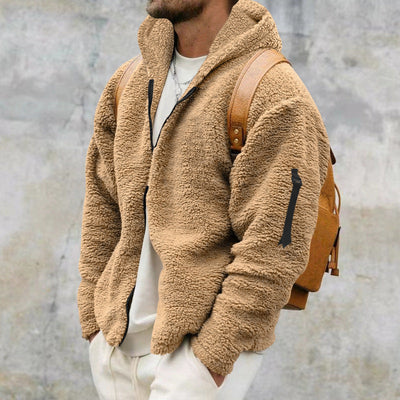 Burton - Chaqueta de peluche con capucha para hombres