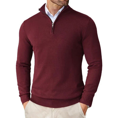 Bowen - Moderno Suéter con Cremallera para Hombres