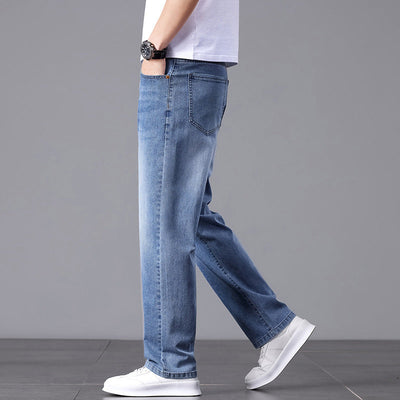Allan - Pantalones Straight Casual para Hombres