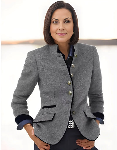 Marcelyn - Elegante abrigo con varios botones para mujeres