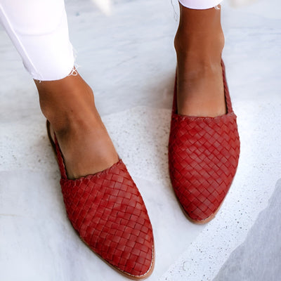 Whisper - Sandalias piel trenzada mujer elegantes
